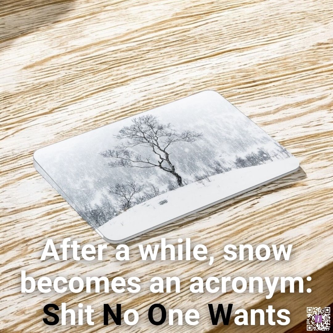 iStylescom's tweet image. So done with winter…

#WinterBlues #SnowProblems #AcronymFun #EndOfWinter #AppleMagicTrackpad #TechSkin #WinterVibes #GoodbyeWinter

Featuring Winter Is Coming Apple Magic Trackpad Skin
👉 istyles.com/x/magictrackpa…