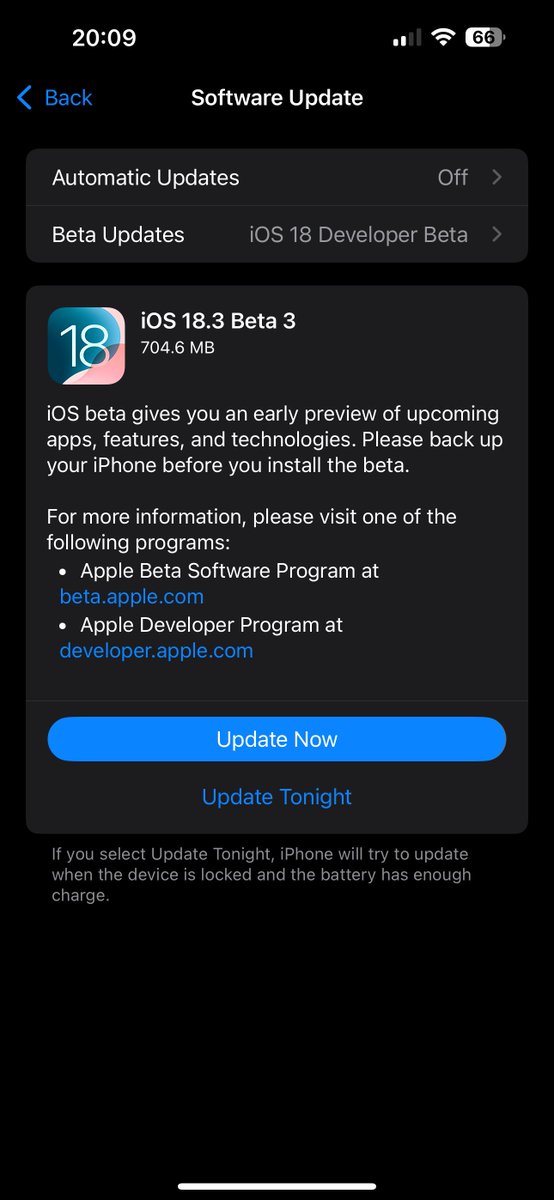 iSWUpdates's tweet image. iOS 18.3 Developer Beta 3 (22D5055b) has been released. #iOS183 #iOS183Beta3