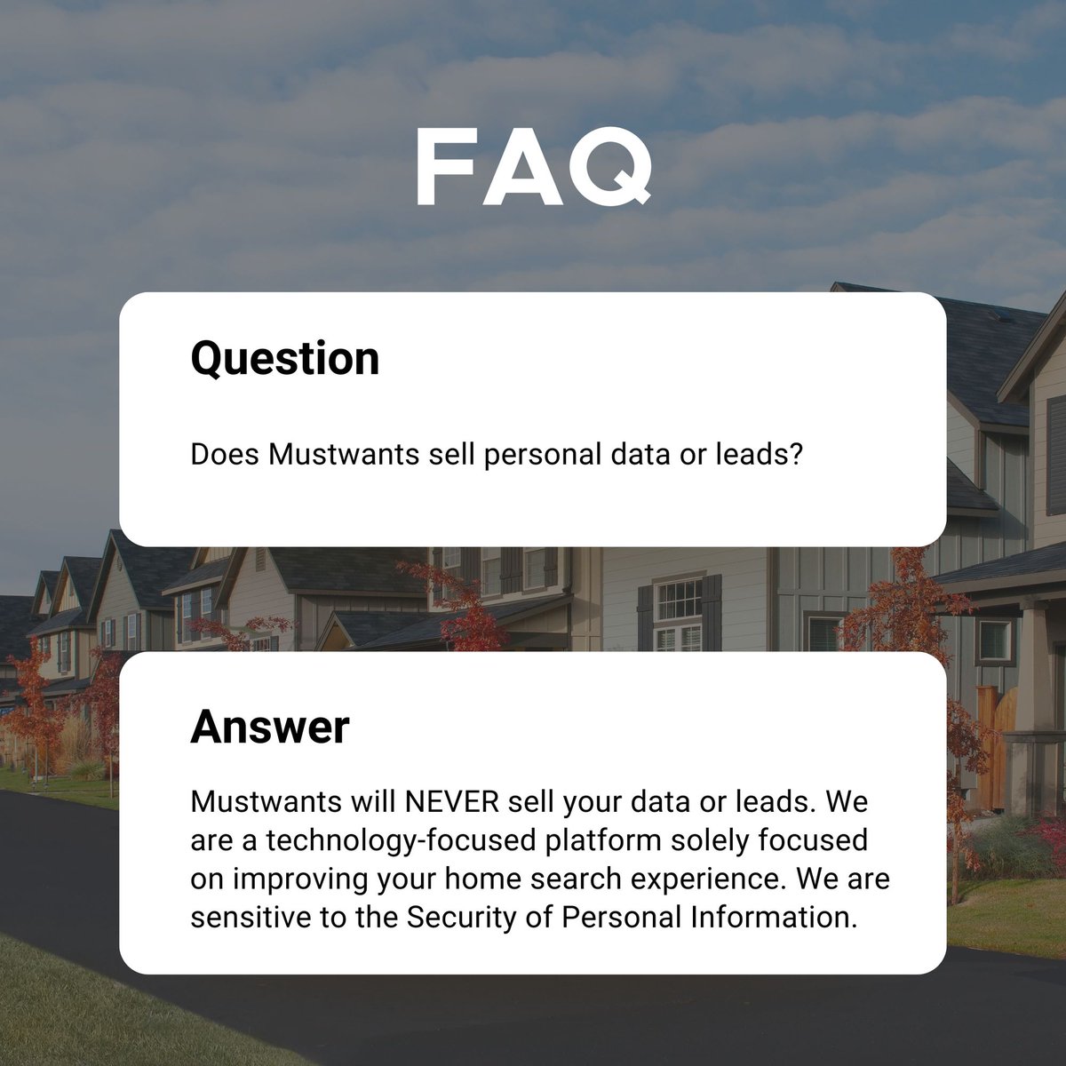 MustWants's tweet image. 🔒 Privacy &amp;amp; budget protected! MustWants offers a FREE platform for your home search journey. Safe, confident, and simple - discover the future of home buying at Mustwants.com. 🏡 #HomeSearchSimplified #PrivacyMatters