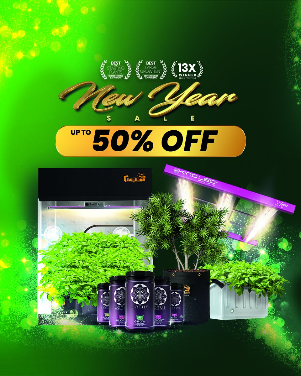 SuperCloset's tweet photo. Kick-off 2025 with our biggest sale yet! Get up to 50% off on select SuperCloset systems and accessories and start your 2025 growing journey in style. 🌱

🔗 Save today: https://t.co/s9hJJaE4GA https://t.co/vjx3ohburY