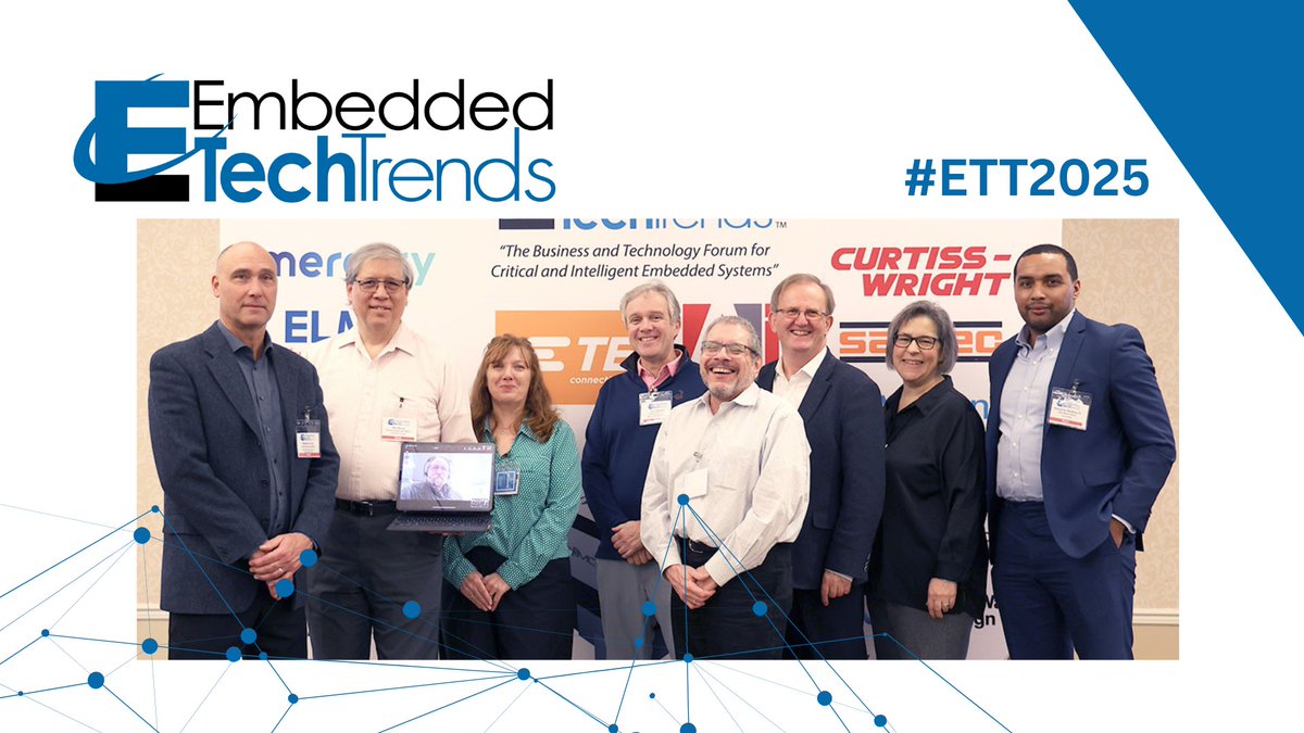VITAStandards's tweet image. Special thanks to our attending editors and bonus speakers at Embedded Tech Trends.
Stephen Law, Bill Wong, John Keller, Caroline Hayes, John McHale, David Maliniak, Brian Arbuckle, Lisa Daigle, Woodrow Bellamy III
We look forward to another event in 2026!
#EmbeddedTechTrends