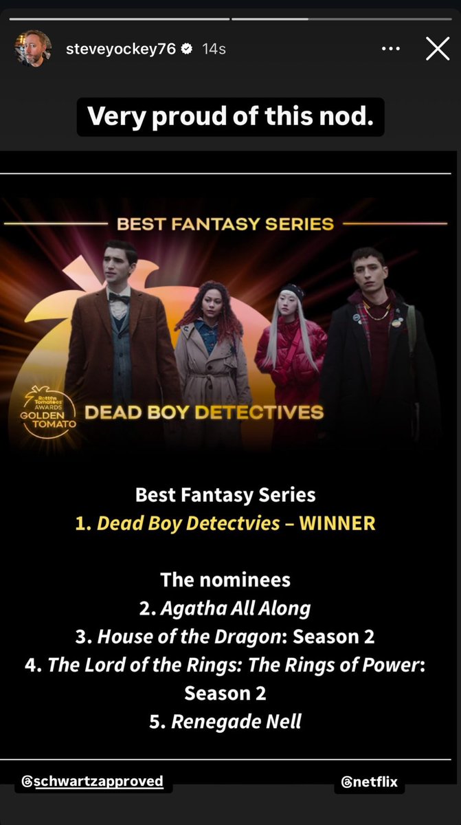 Steve Yockey via Instagram 🎉

#SaveDeadBoyDetectives
#DeadBoyDetectives