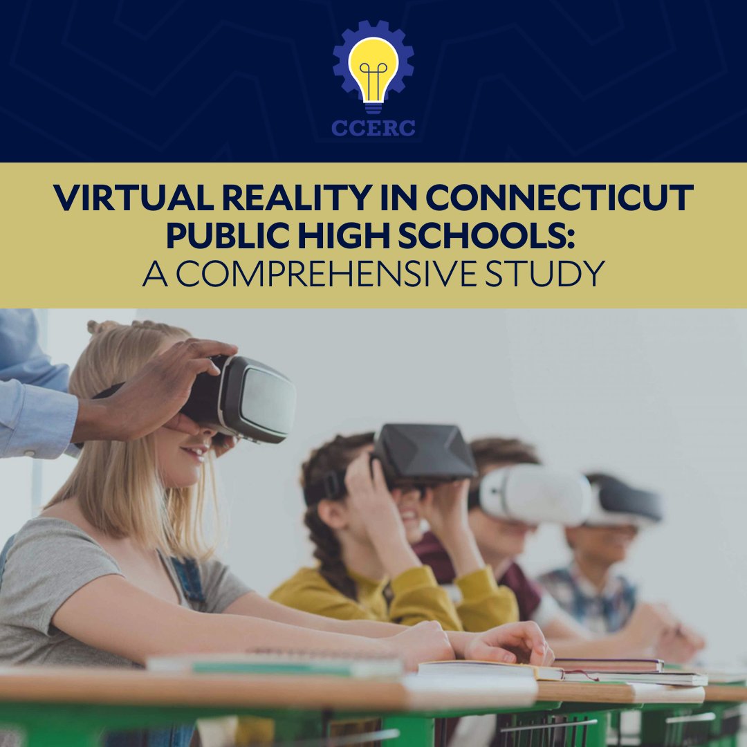 XRPeds's tweet image. Our report on the use of virtual reality in CT public high schools is live! Funded by the CT Department of Education, it explores VR use, school perceptions, barriers, and facilitators in 113 schools. Check it out: portal.ct.gov/ccerc/-/media/…
