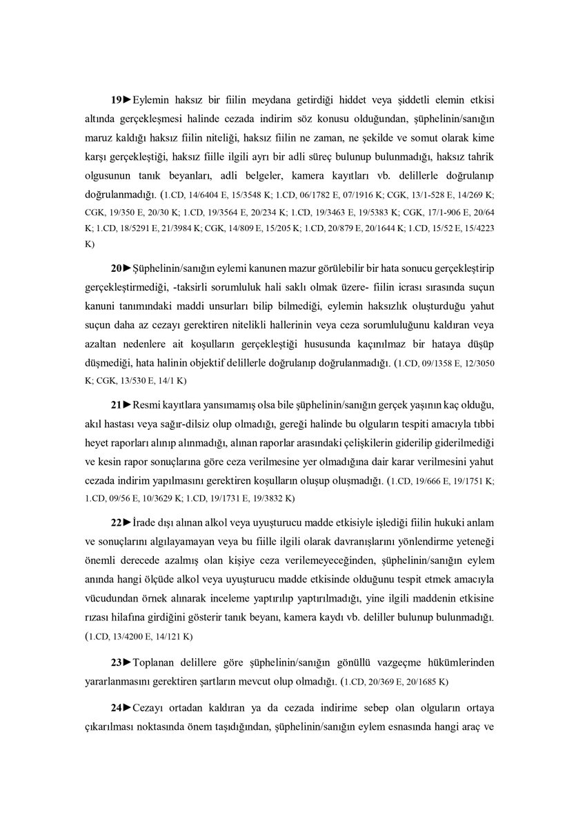 📌 "Kasten Öldürme Suçu"na ilişkin soruşturma ve kovuşturma kapsamında şüpheli/sanık müdafii tarafından dikkatle denetlenmesi gereken hususlar: