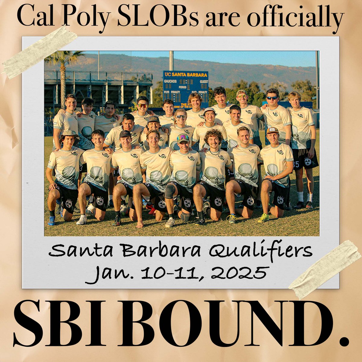 CalPolySLOBs's tweet image. .@Ultiworld won't be able to ignore us for much longer. DMs are open for pre-tournament interviews