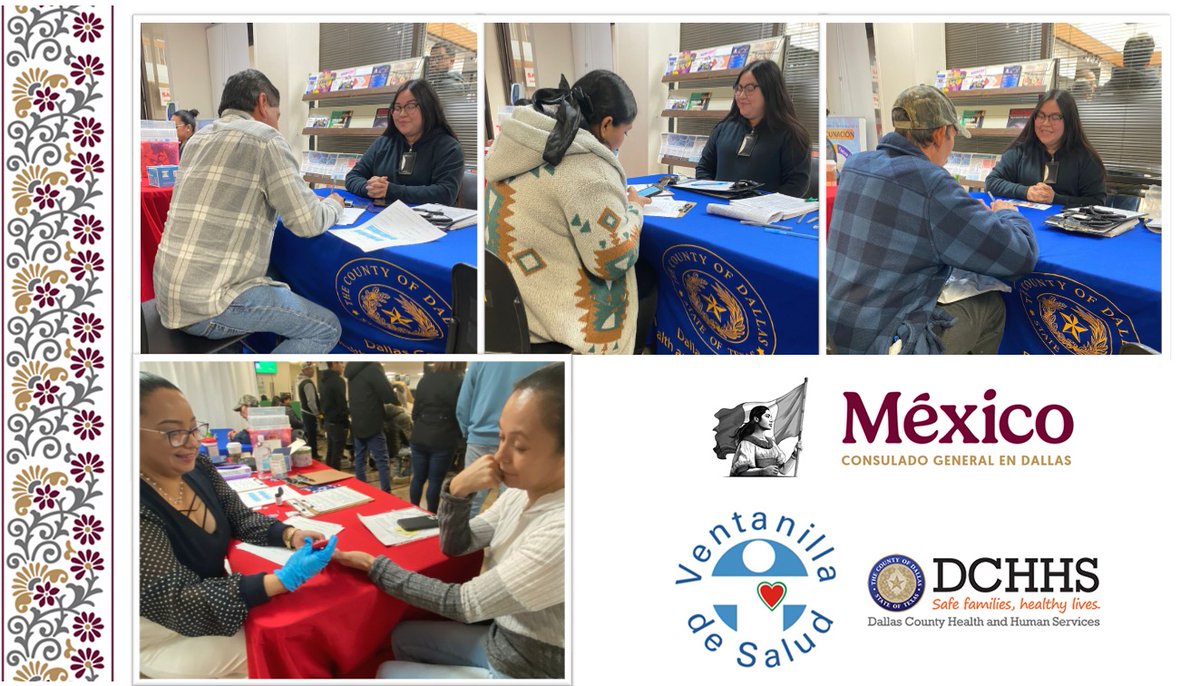ConsulMexDal's tweet photo. El día de hoy en @ConsulMexDal se aplicaron exámenes gratuitos de detección del VIH y enfermedades de transmisión sexual. Gracias al Departamento de Salud del condado de Dallas, aliado de nuestra #VDSDallas. ¡Tú salud es lo primero! #Salud #Bienestar
✉️ salud@vdsdallas.org https://t.co/aOhflnstpH