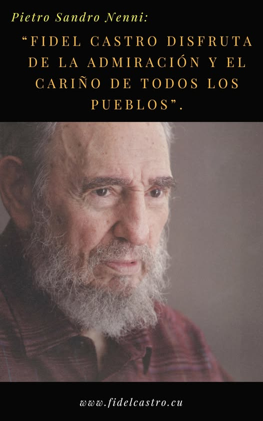 FSoldadodeIdeas's tweet photo. 📷“#FidelCastro disfruta de la admiración y el cariño de todos los pueblos”.
📷  Pietro Sandro Nenni , ex secretario general del Partido Socialista de Italia acerca de #FidelCastro expresa
https://t.co/wMZtkFULug
#ComandanteEnJefe #Cuba https://t.co/tmKApfuF0Q https://t.co/D2o7rxrcHy