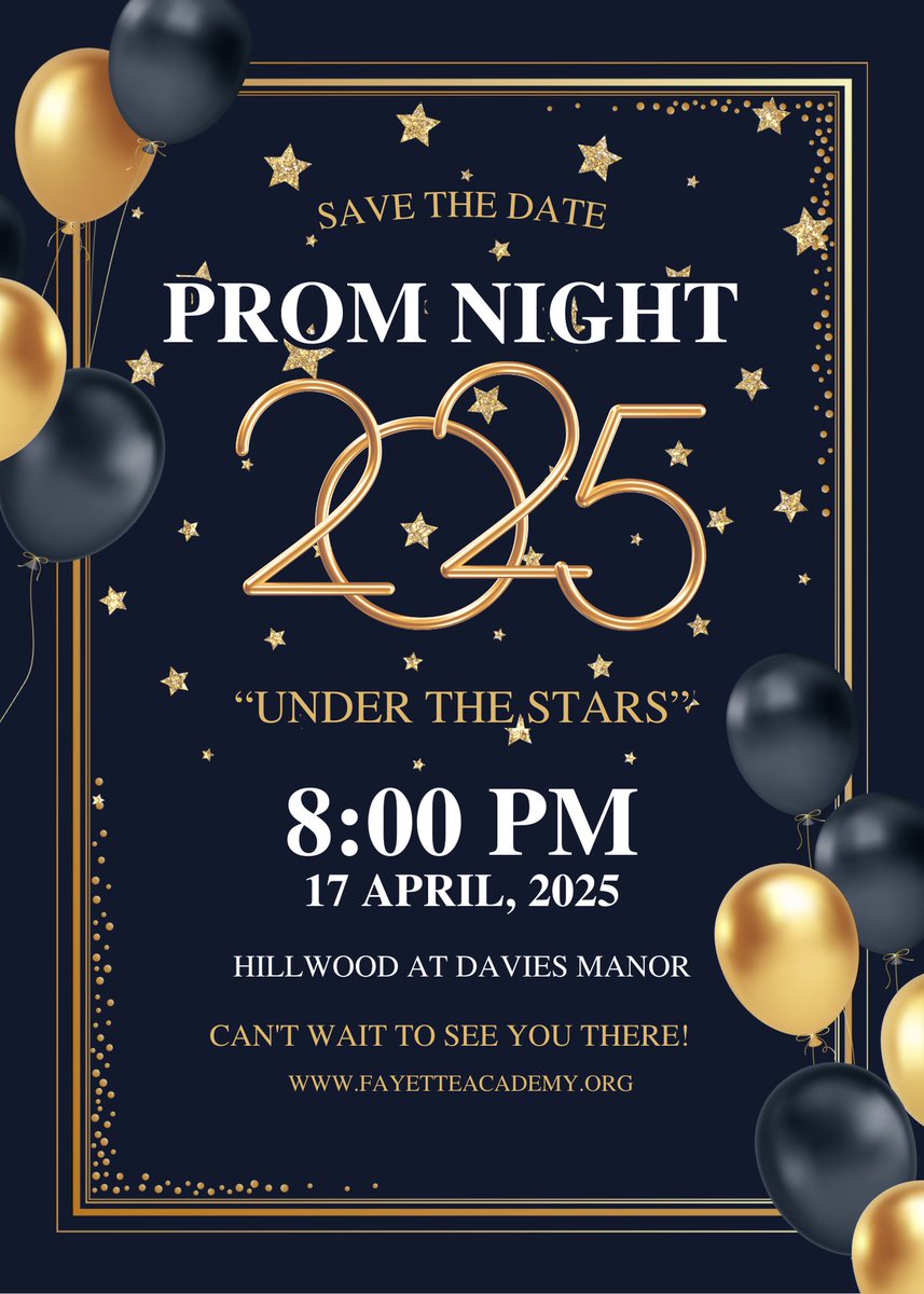 Save the Date! Prom is April 17th!

#FAVikings #FAmily