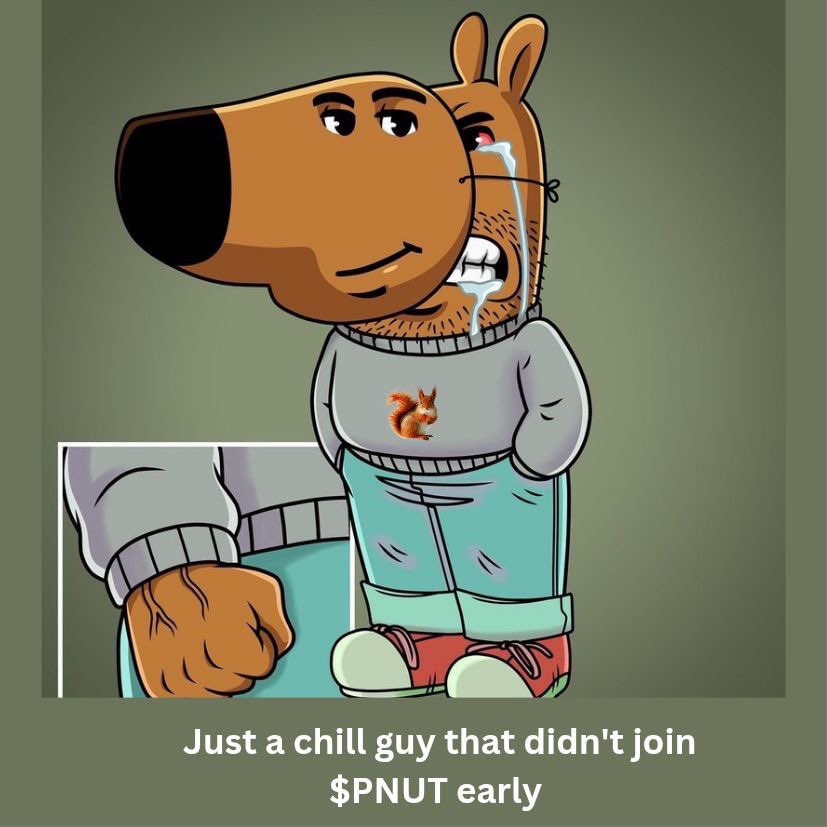 Pnut_eclipse's tweet photo. I wonโt want to be that chill guy ๐ญ
$pnut #pnut #everythingeclipse #eclipse #chillguy https://t.co/tW98ieM94a