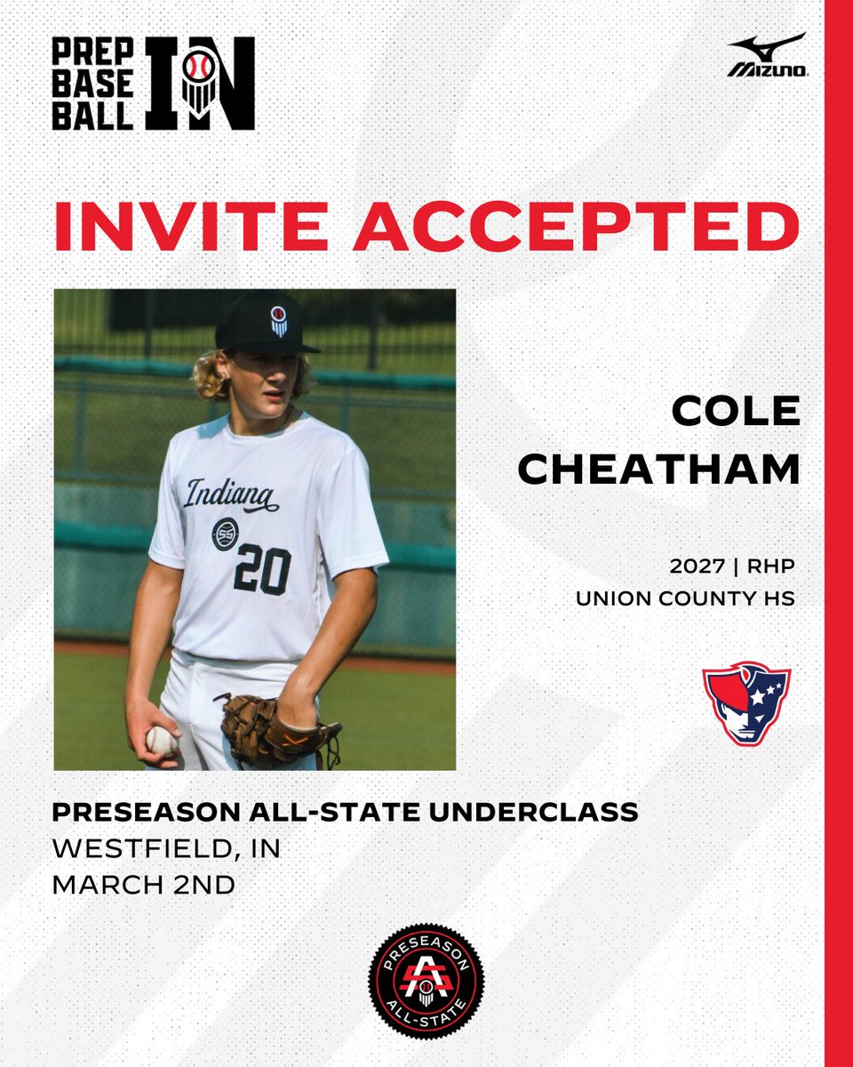 Prep Baseball Indiana (@prepbaseballin) on Twitter photo ๐ฃ๐ฟ๐ฒ๐๐ฒ๐ฎ๐๐ผ๐ป ๐๐น๐น-๐ฆ๐๐ฎ๐๐ฒ ๐จ๐ป๐ฑ๐ฒ๐ฟ๐ฐ๐น๐ฎ๐๐๐คฉ
The top ranked arm in the stateโs sophomore class, <a href="/CheathamCole/">Cole Cheatham</a> is ๐ก๐ค๐๐ ๐๐ ๐๐ฃ for #INPAS25
6โ3โ 180 lb righty from Union County.
92 mph in the fallโก๏ธ
๐ loom.ly/Odco55I ๐ฃ๐ฟ๐ฒ๐๐ฒ๐ฎ๐๐ผ๐ป ๐๐น๐น-๐ฆ๐๐ฎ๐๐ฒ ๐จ๐ป๐ฑ๐ฒ๐ฟ๐ฐ๐น๐ฎ๐๐๐คฉ
The top ranked arm in the stateโs sophomore class, <a href="/CheathamCole/">Cole Cheatham</a> is ๐ก๐ค๐๐ ๐๐ ๐๐ฃ for #INPAS25
6โ3โ 180 lb righty from Union County.
92 mph in the fallโก๏ธ
๐ loom.ly/Odco55I