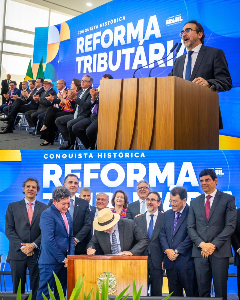 Sanção da Reforma Tributária. 

A maior reforma econômica desde o Plano Real 🇧🇷