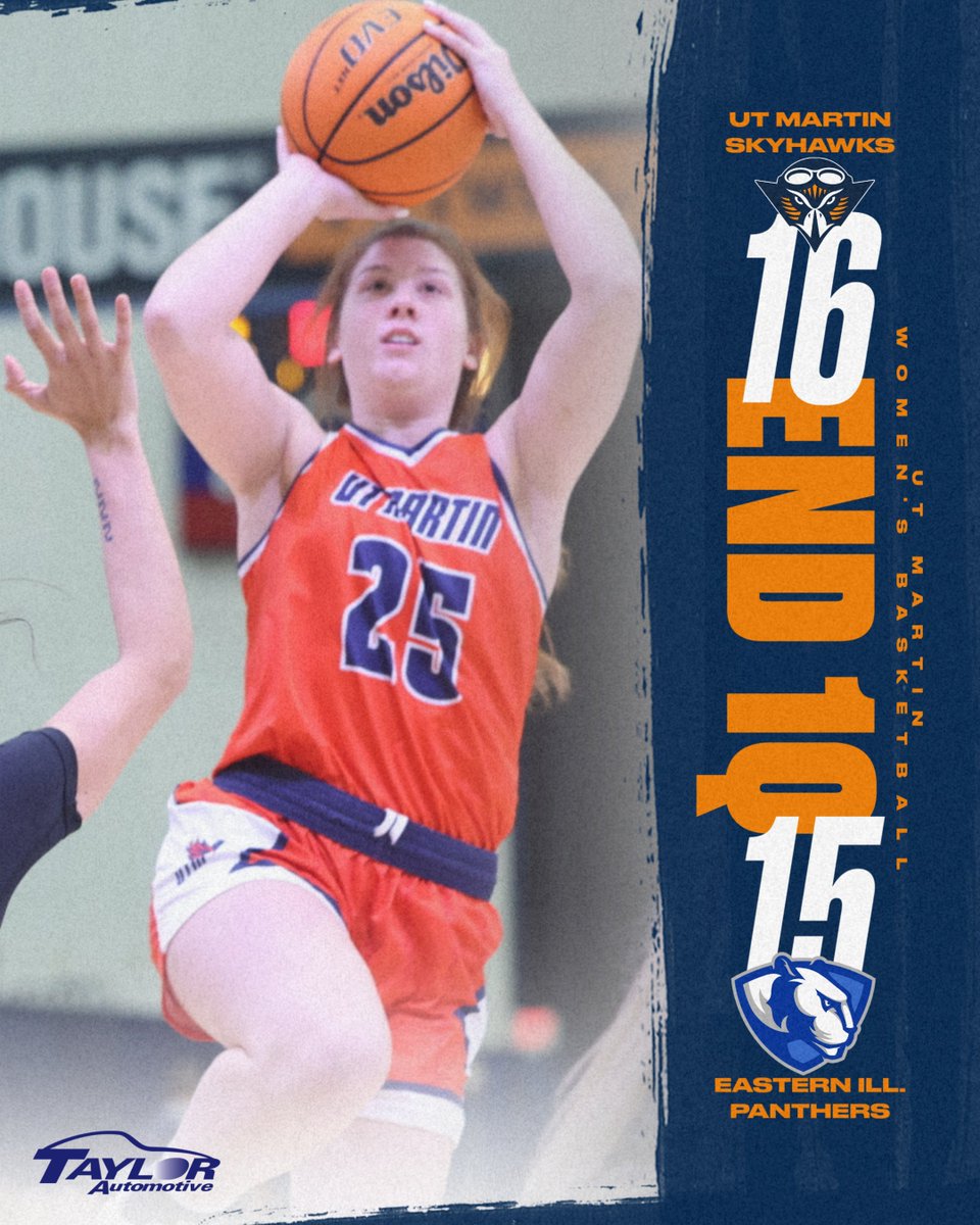 All 5⃣ starters have scored and the Skyhawks lead by 1⃣ after the 1st quarter.

#MartinMade