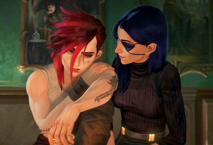 W1TCHCHlCK128's tweet photo. i just officially processed that Caitlyn and Vi live together now.. wait you DONT understand.

 The domestic Caitvi you see in the fanfics.. It's REAL. They love eachother so much that they want to live every single DAY together. In THEIR house. It is CANON. ARE U HEARING ME??/ https://t.co/yxXMEV5WA8