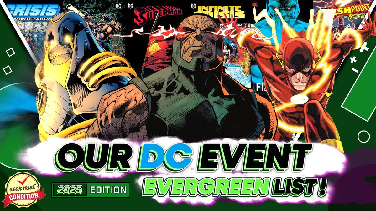 GET READY, Minties!

It’s time for another GREAT DEBATE!

What DC Events should be EVERGREEN?

6:30PM EST

The panel:
-Omar
-<a href="/MadsterPhoto/">Wonder Maddie</a>
-<a href="/CrushingComics/">Crushing Comics</a>
-@Bragadosha
-<a href="/ChrisBalga/">Chris Balga</a>
-<a href="/DomOfXStudio/">djthd.bsky.social</a>
-<a href="/TheComicsPals/">The Comics Pals</a>
-Illuminerdy
-&amp; Lars!

Join the chat:

youtube.com/live/WLOkJsUiV…
