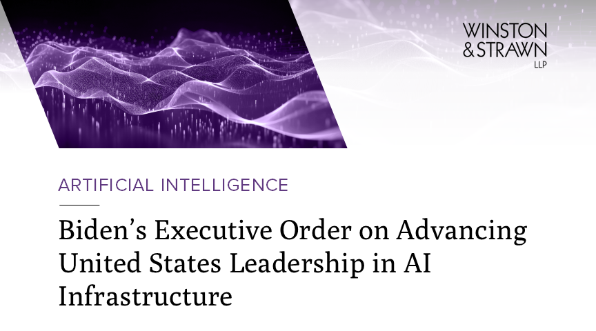 President Biden’s January 14, 2025, Order signals a substantial government-backed shift in #AI infrastructure that is poised to impact technology, energy, and supply chains nationwide. Read our key takeaways from the Executive Order here: bit.ly/4gYG2Rv #WinstonAI