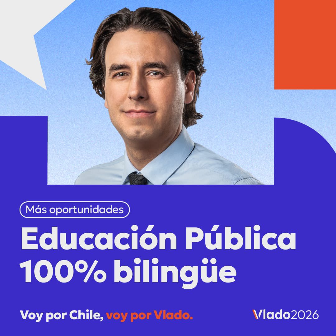 Contar con un segundo idioma es vital en el mundo globalizado y apoyarlo a través de una política pública es un gran acierto
#Vlado2026