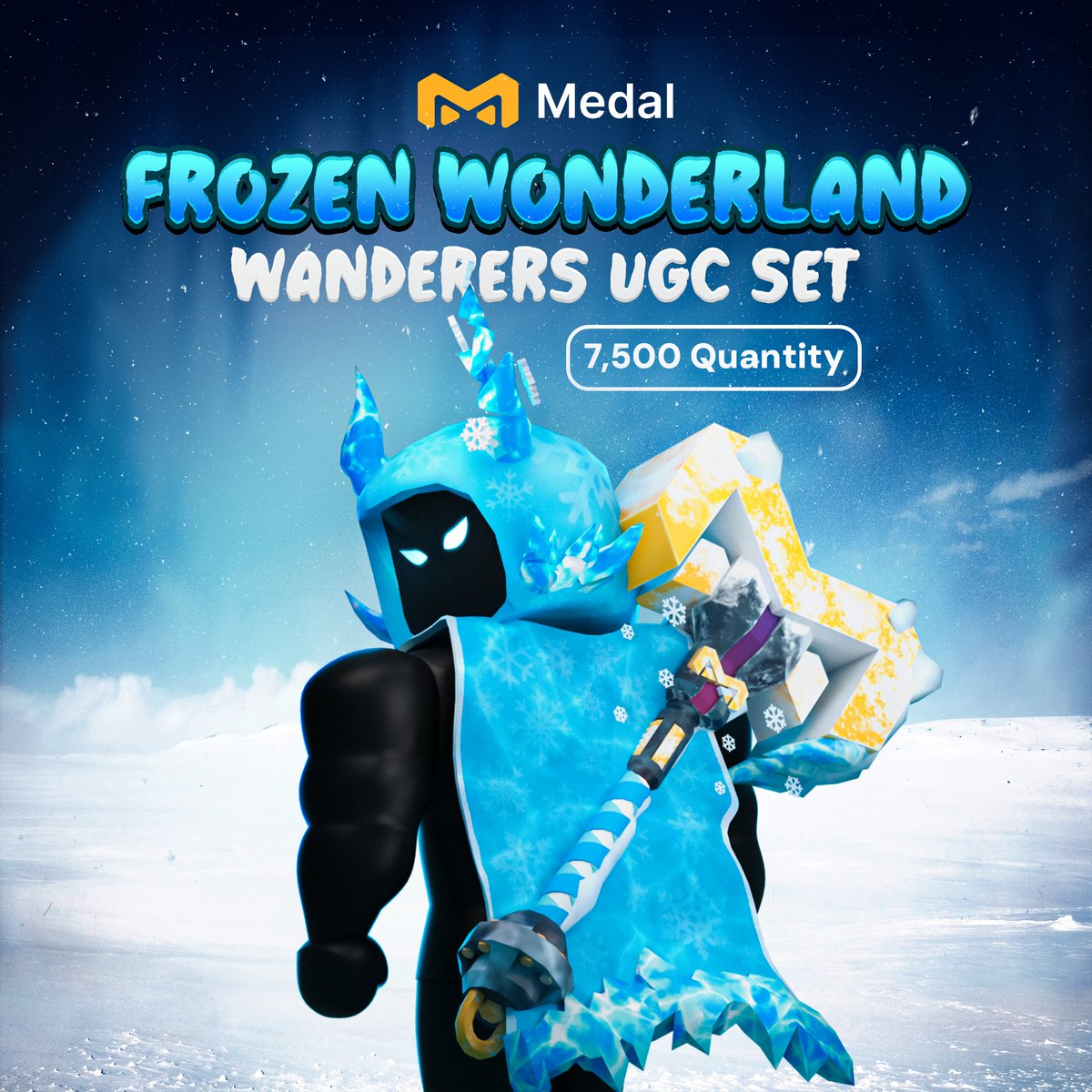 lilygia's tweet photo. Have you played the Roblox Shrimp Game yet?
🦑If you capture 3 new clips of the Mingle and Red Light Green Light minigames and post them on your Medal account, you can get these Frozen UGC items for Free!

The Hood is releasing Fri, the Cape on Sat, 7.5k stock each. Look for these two new Quests on Medal this weekend. These match the Frost Hammer, which was previously released.

👀Can't wait to show you what else we're cooking 👩🏻‍🍳