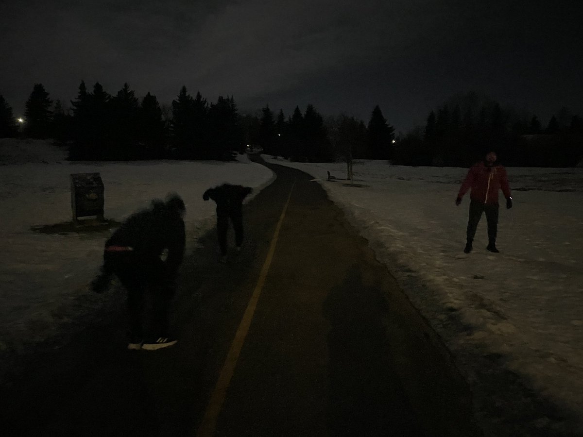 F3Calgary's tweet image. 4 PAX showed up in the gloom this morning at 0530 to band together and get a little bit better. Join us.