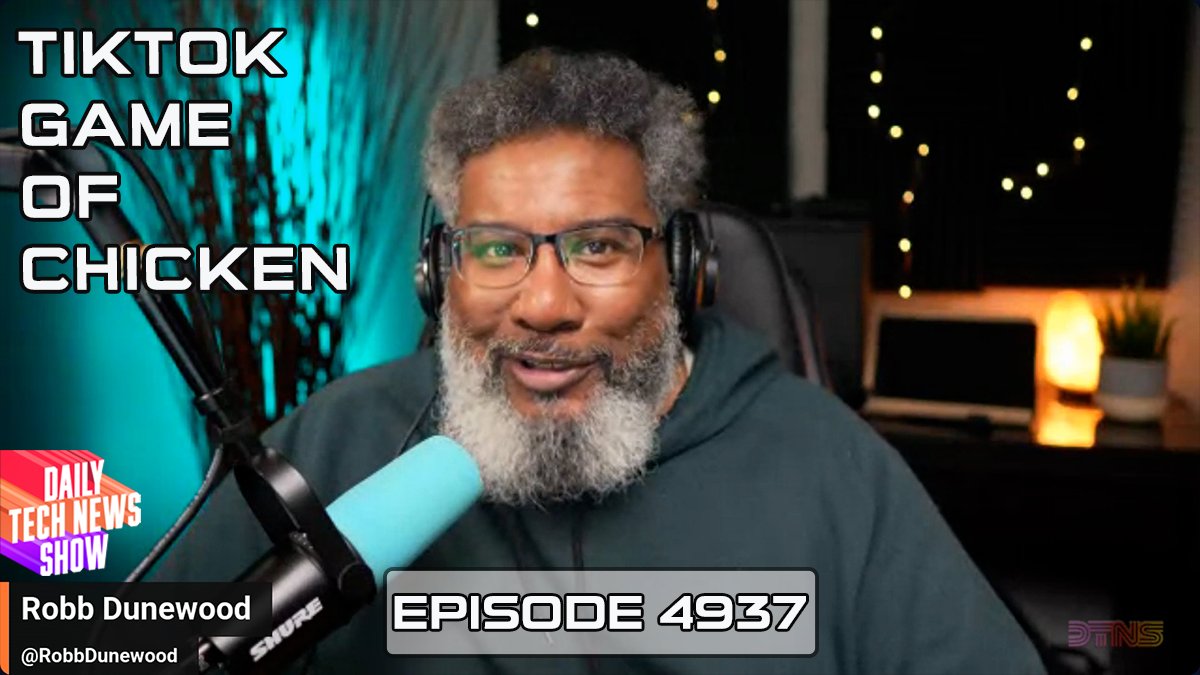 Daily Tech News Show (@dtnsshow) on Twitter photo DTNS Live video for Thursday January 16, 2025
“TikTok Game of Chicken”
Episode 4937 with <a href="/sarahlane/">Sarah Lane</a> <a href="/RobbDunewood/">ROBB DUNEWOOD 🎙️ Knows Something About Podcasting</a> <a href="/jollyroger/">Roger Chang</a> <a href="/theatremonkey/">TheatreMonkey</a>
Watch here: youtube.com/live/LOLkjEou7… DTNS Live video for Thursday January 16, 2025
“TikTok Game of Chicken”
Episode 4937 with <a href="/sarahlane/">Sarah Lane</a> <a href="/RobbDunewood/">ROBB DUNEWOOD 🎙️ Knows Something About Podcasting</a> <a href="/jollyroger/">Roger Chang</a> <a href="/theatremonkey/">TheatreMonkey</a>
Watch here: youtube.com/live/LOLkjEou7…