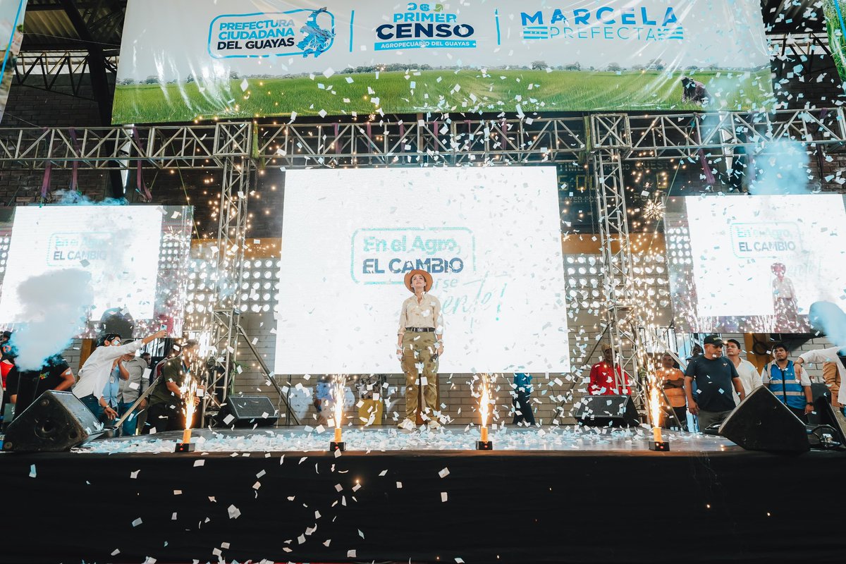 marcelaguinaga's tweet photo. Hoy comienza una nueva historia para el agro en la provincia. 
¡Queda oficialmente inaugurado el Primer Censo Agropecuario del Guayas! https://t.co/qVOUd73eKh