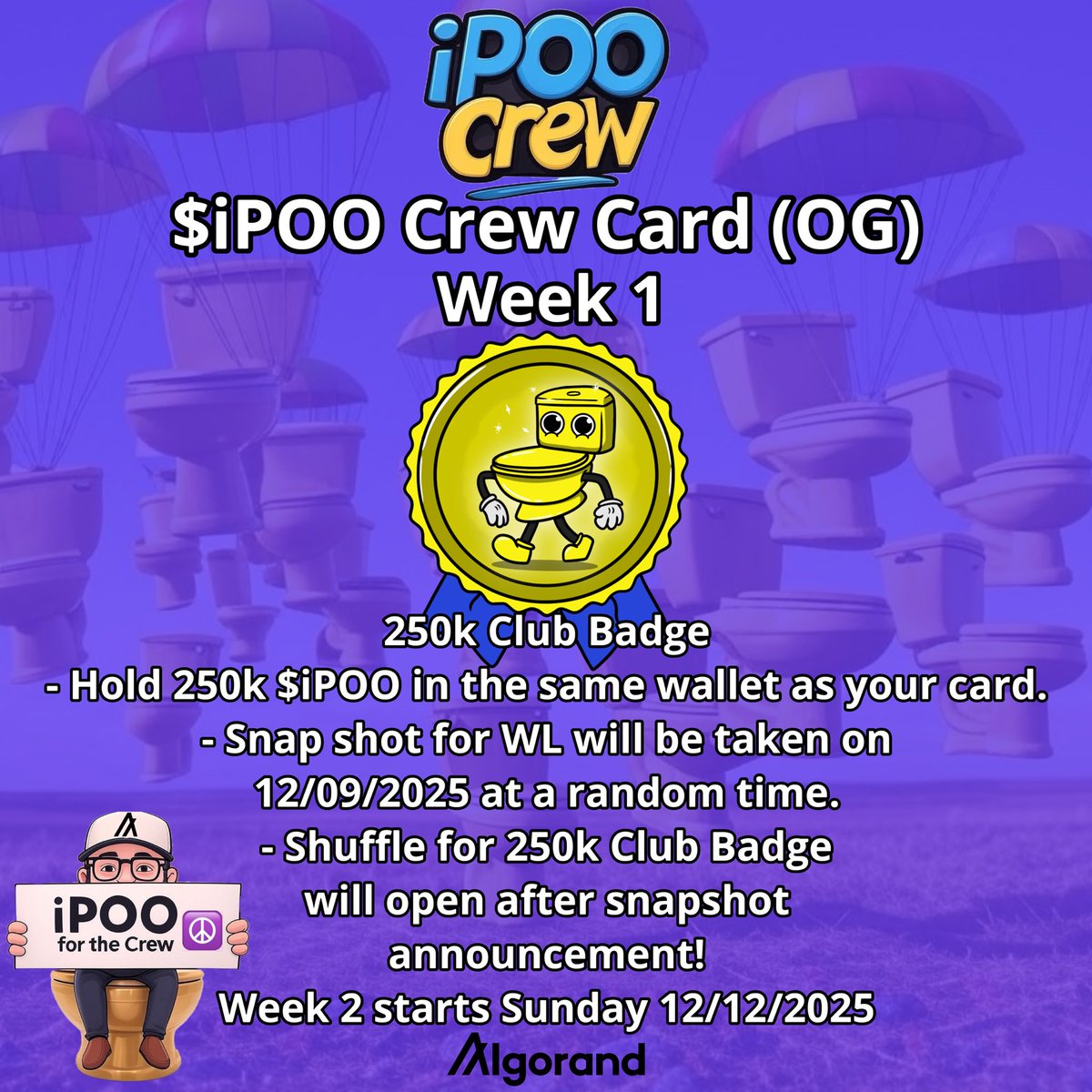 iPOO_Algo's tweet photo. Love #Algorand ?

Want to show off your project/token and have some fun? 

Crew Cards are built with the idea of incentivizing exploration of the Algorand ecosystem as a whole. From Defi, NFTs, Meme tokens and social. We want to show off all things $ALGO! 

Dm me for detail https://t.co/mK7Odq1Zaw
