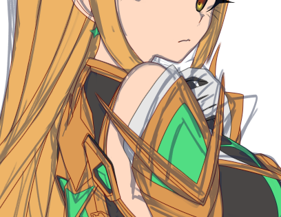 ヒカリ(ゼノブレイド2) 「wip 」|🅶🅸🅶🅸🛠🐇SAKURACON AA2133のイラスト