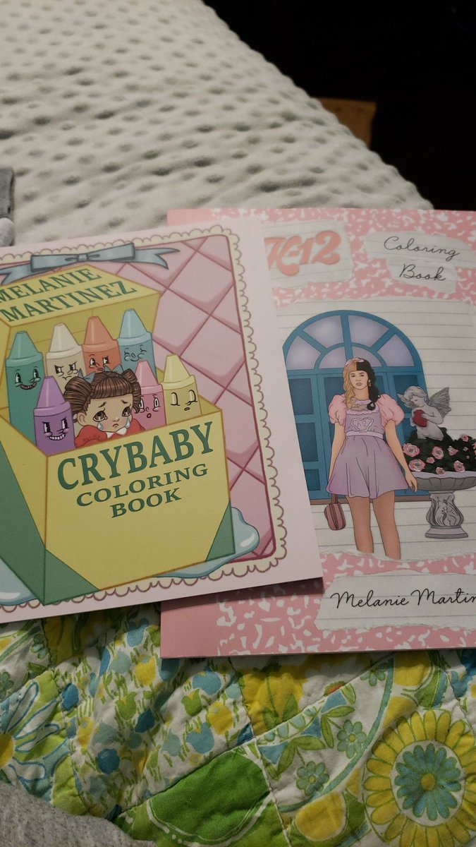 2Bafz's tweet photo. I bought both of those Melanie Martinez coloring books to see what the outrage was. And she might be going to hell ngl. I say that as a huge fan of hers. https://t.co/4J0VPMcLB8
