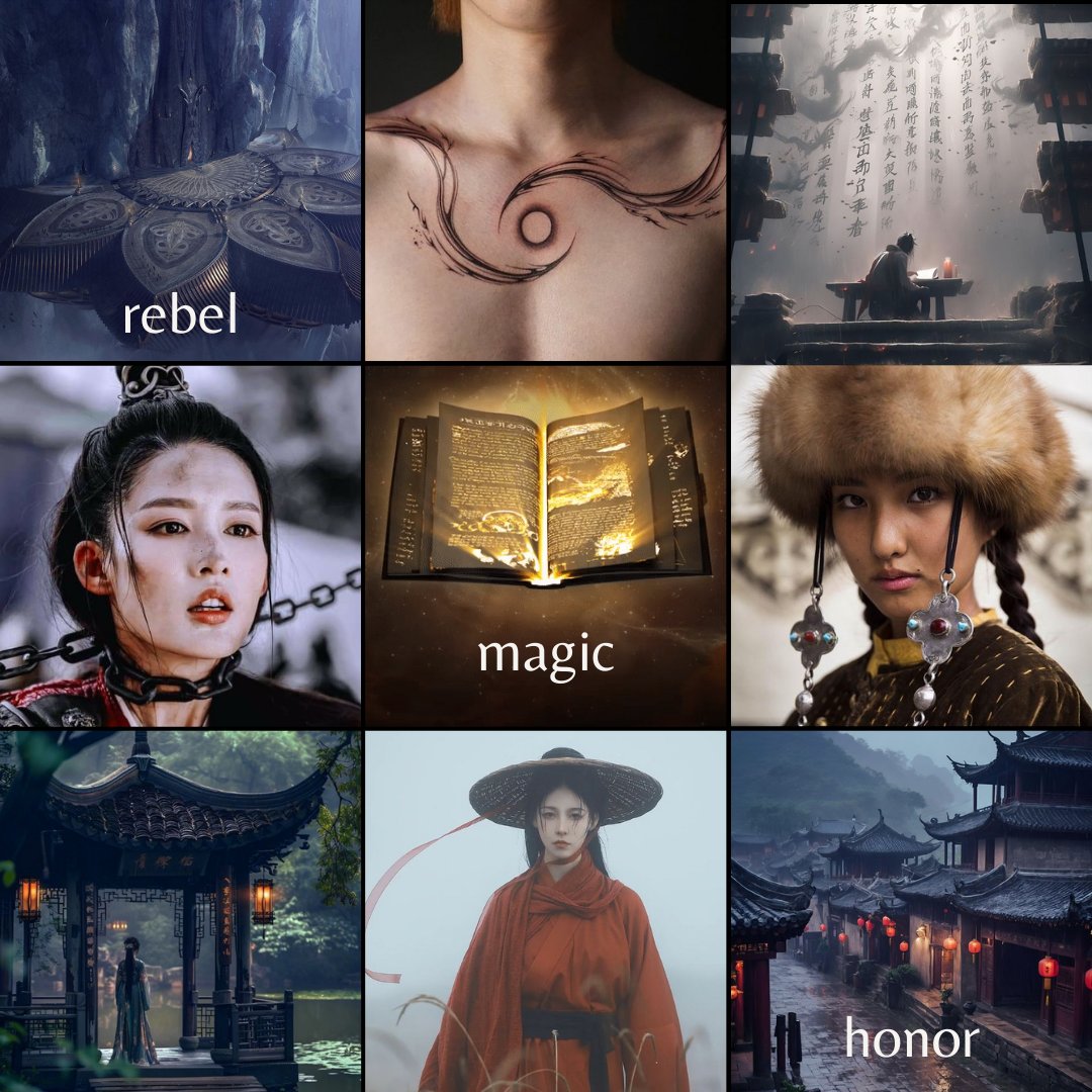 She Who Bcame☀️ x Priory🍊Tree
🏹Manchu+Mongolian+Han people inspired
🥢Tattoo magic+god blood
🏹MultiPOV
🥢An eldritch born of an affair
🏹A worn-out hero restoring magic
🥢A false princess undermining her people's rebellion
🏹A pampered heir losing everything
#P2Ppit #UW #A #F