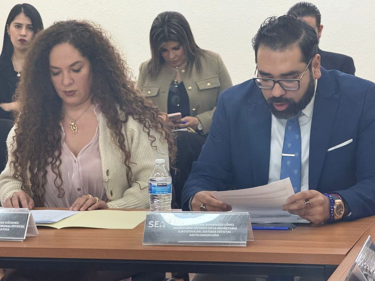 seseaslp's tweet photo. @JESUSRAFAELRDZ  en representación de la #SESEASLP, participó en las Primeras Sesiones Ordinarias del Comité Coordinador del #SEA y del Órgano de Gobierno de esta secretaría, fortaleciendo la colaboración interinstitucional contra la corrupción en SLP. https://t.co/0SBGYJItbY