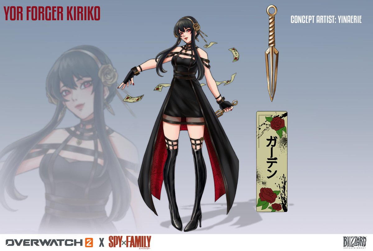 yinaerie's tweet photo. Kiriko as Yor Forger skin concept

#Overwatch2 #OverwatchFanart https://t.co/rAcZH6ru0a
