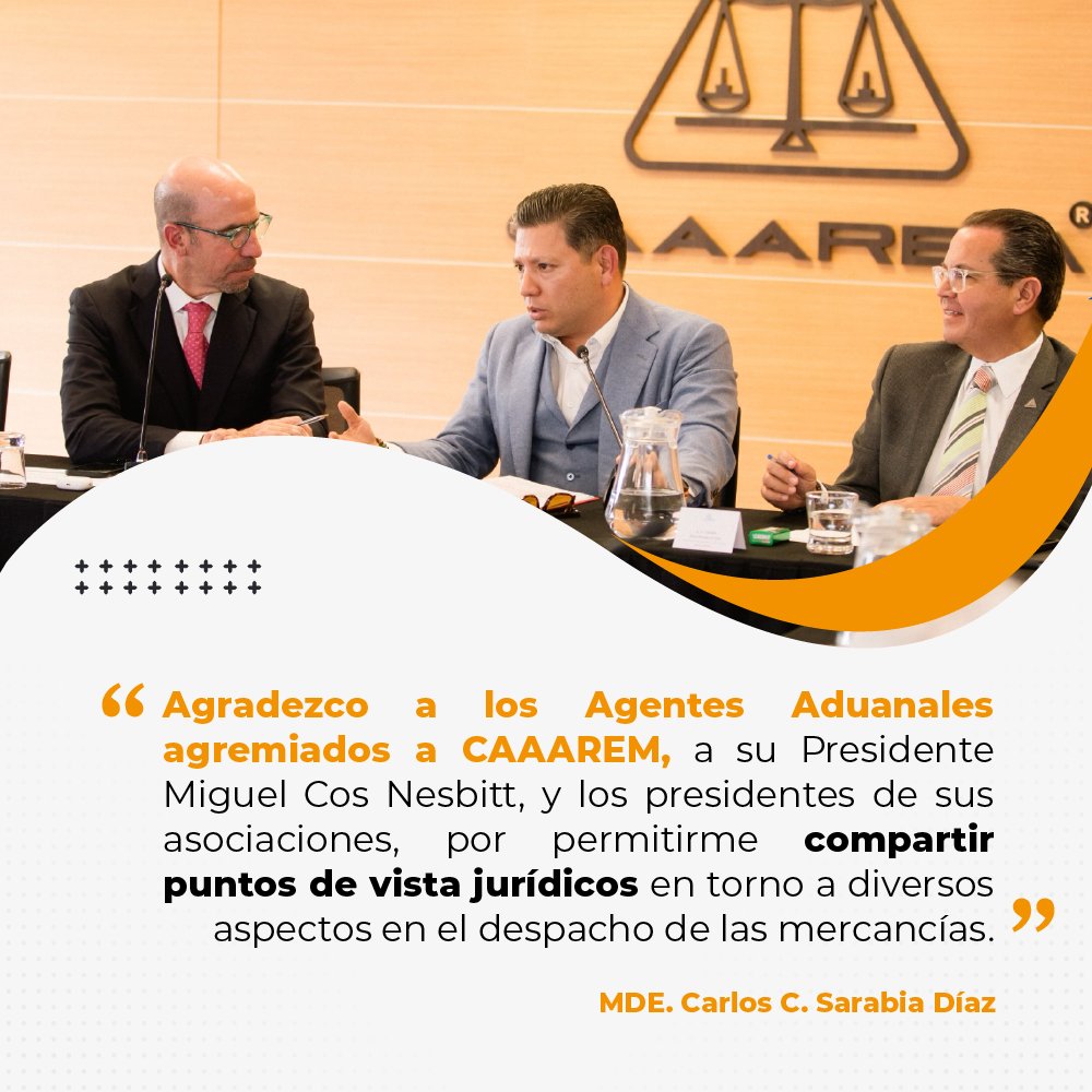 XtraEntrega's tweet photo. ¡Muchas gracias a los Agentes Aduanales agremiados a CAAAREM por recibir a nuestro Chairman , MDE. Carlos C. Sarabia Díaz! 👏✨ https://t.co/UtIQ9CHeYo