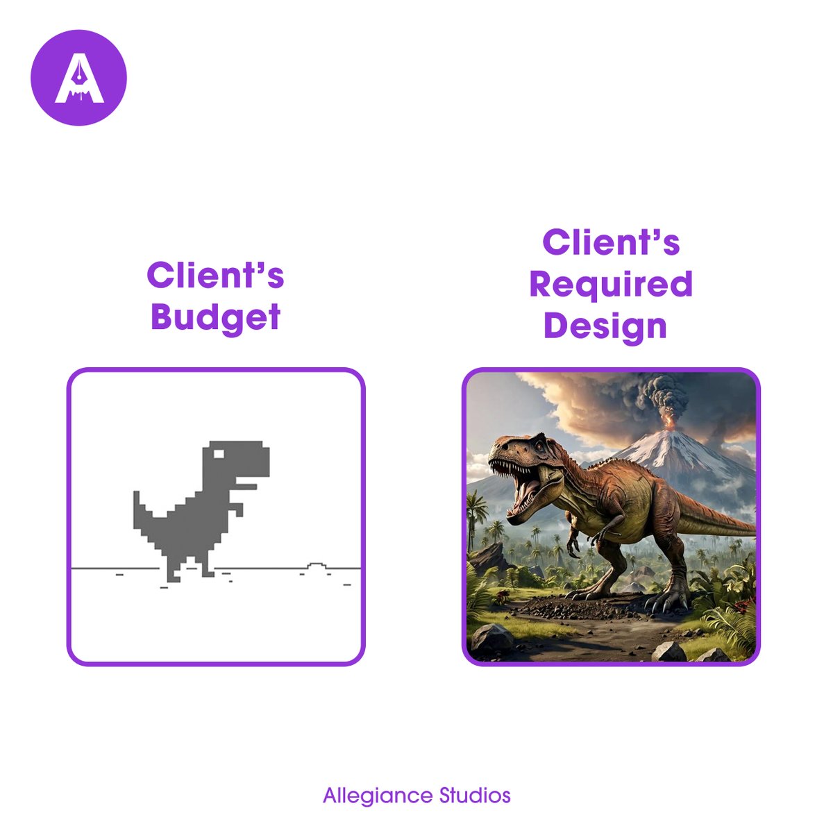 allegiancestu's tweet image. When a customer brings a snack budget but wants a buffet design...

#DesignerStruggles #BudgetVsExpectations #ClientLogic #CreativeChallenges
