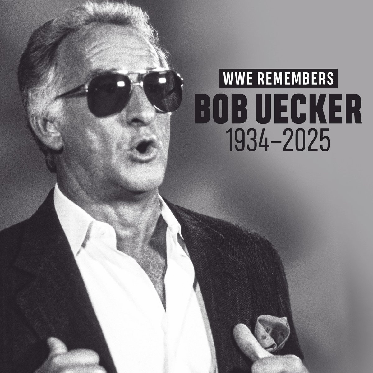 WWE is saddened to learn that legendary baseball play-by-play announcer and WWE Hall of Famer Robert George “Bob” Uecker has passed away.

WWE extends its condolences to Uecker’s family, friends and fans.