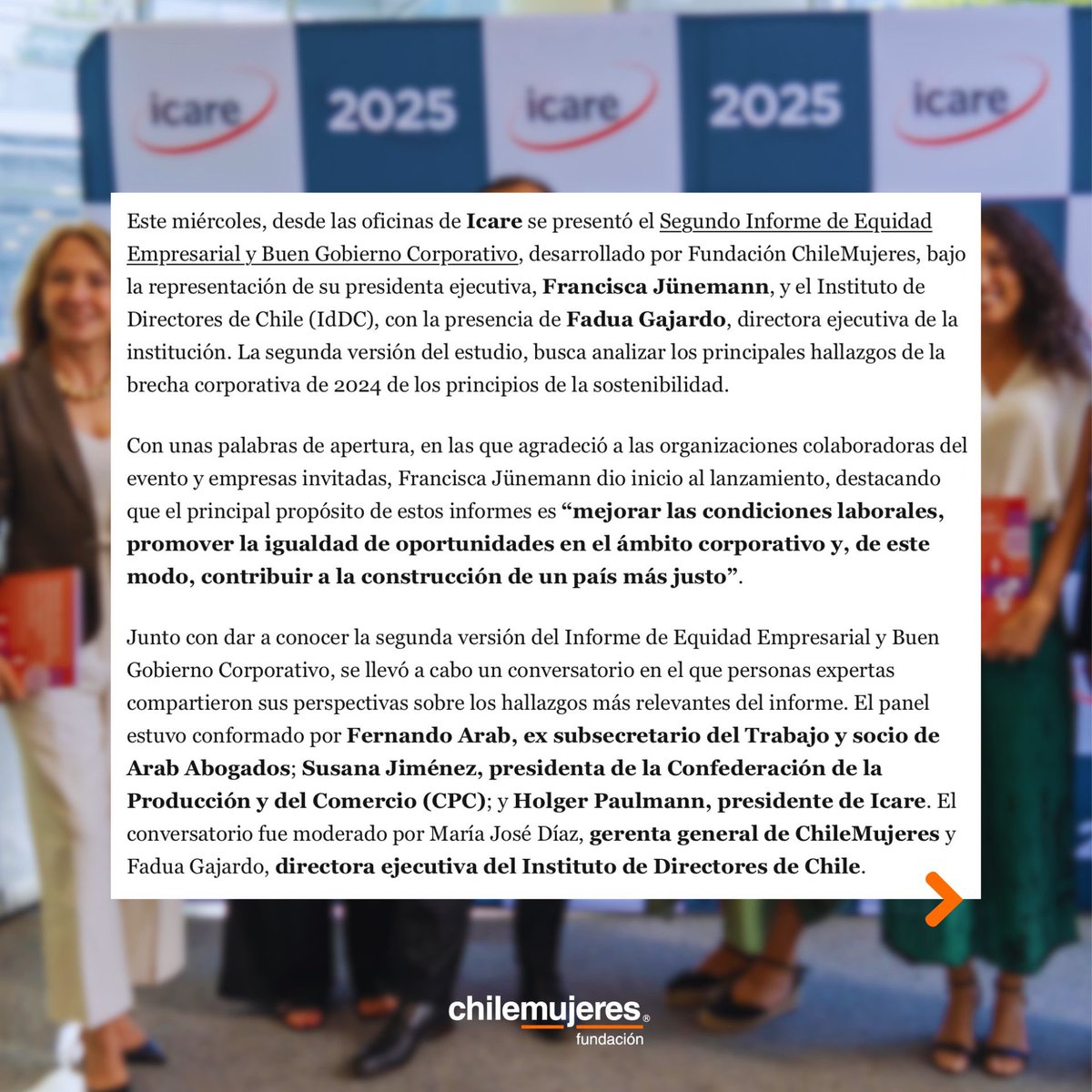 Fundación ChileMujeres tweet media