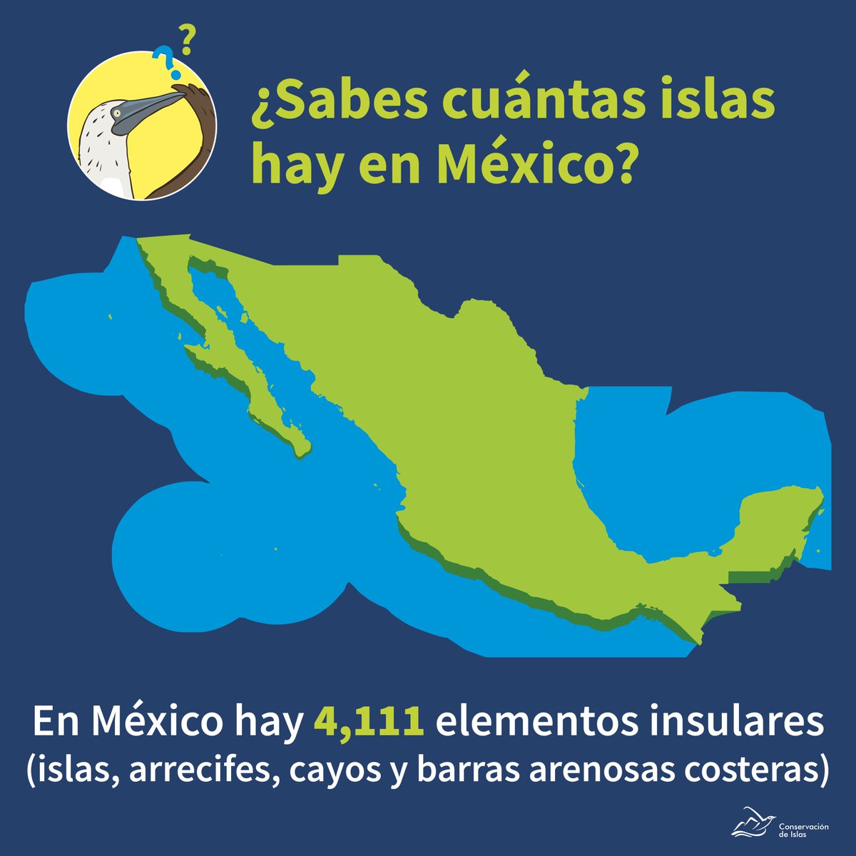 #IslasdeMéxico #ConservacióndeIslas #Datos