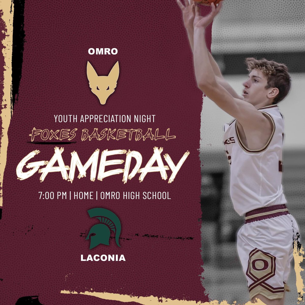 Omro Boys Basketball (@omrobasketball) on Twitter photo GAME DAY🚨
🆚 <a href="/LaconiaHoops/">Laconia Boys Basketball</a>
⌚️ JV1/JV2 5:50, Varsity 7:00
📍 Omro High School
💻 fan.hudl.com/usa/wi/omro/or…
#DefendTheDen GAME DAY🚨
🆚 <a href="/LaconiaHoops/">Laconia Boys Basketball</a>
⌚️ JV1/JV2 5:50, Varsity 7:00
📍 Omro High School
💻 fan.hudl.com/usa/wi/omro/or…
#DefendTheDen