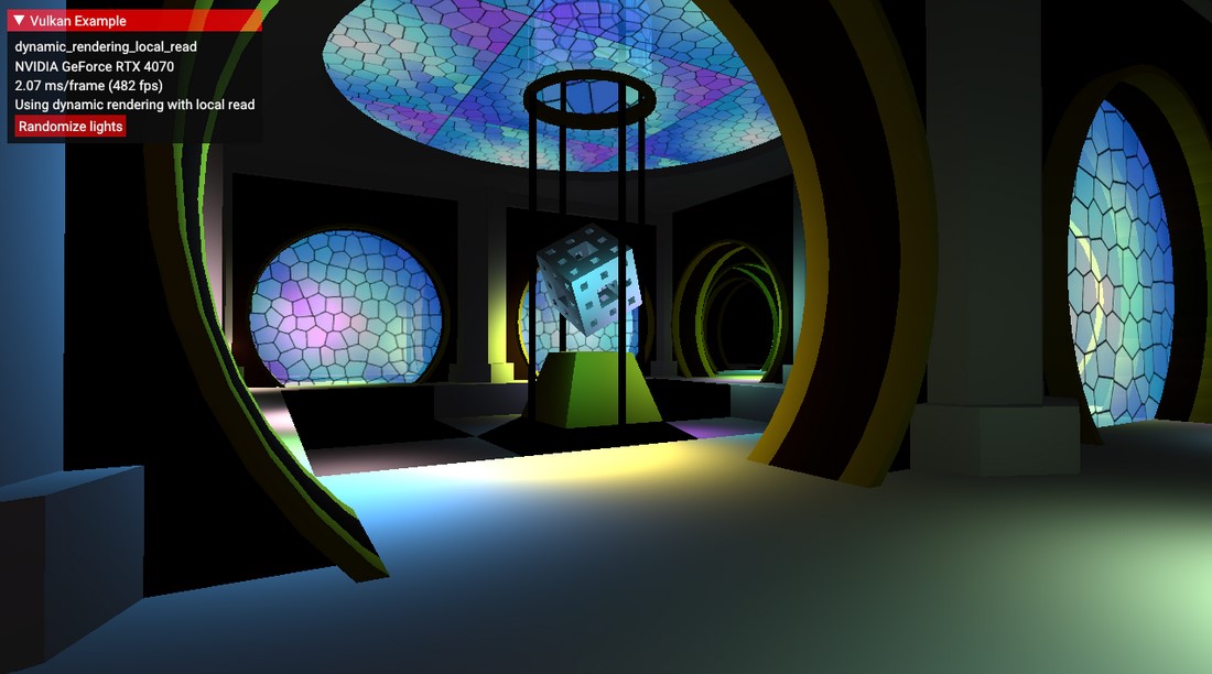 This new sample demonstrates how to use the VK_KHR_dynamic_rendering_local_read extension in conjunction with the VK_KHR_dynamic_rendering extension. This combination can replace core render and subpasses.

github.com/KhronosGroup/V…