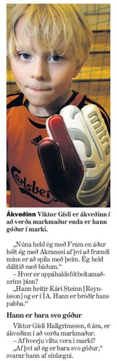 Never forget, Viktor Gísli er bara svo góður (í fullri einlægni) #emruv