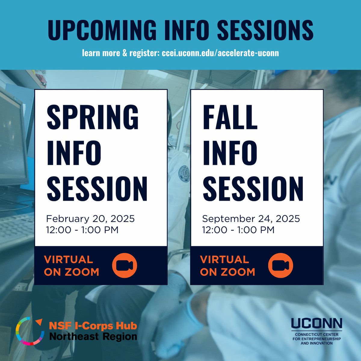 CT Center For Entrepreneurship & Innovation (CCEI) (@uconnccei) on Twitter photo Applications are OPEN for our <a href="/NSF/">U.S. National Science Foundation</a> I-Corps program! If you’re part of a team with a tech concept ready for commercialization, this is your chance to take the next big step.
Open to graduate students, faculty, researchers, alumni, and community members.
ccei.uconn.edu/programs/accel… Applications are OPEN for our <a href="/NSF/">U.S. National Science Foundation</a> I-Corps program! If you’re part of a team with a tech concept ready for commercialization, this is your chance to take the next big step.
Open to graduate students, faculty, researchers, alumni, and community members.
ccei.uconn.edu/programs/accel…