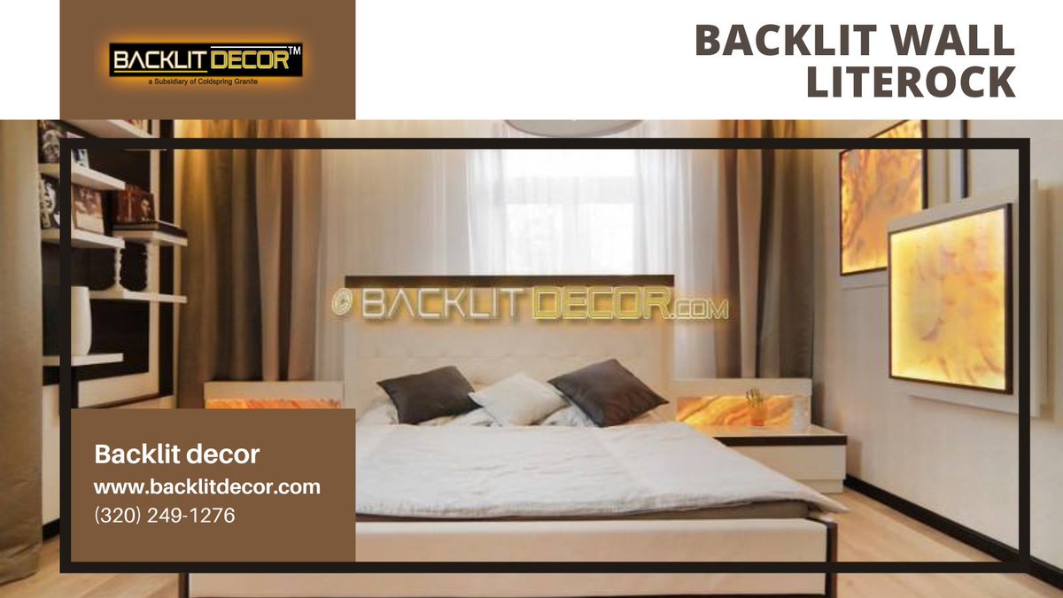 BacklitDecor's tweet image. This backlit Literock wall is a perfect blend of artwork, light, and material, capturing the essence of modern design while appreciating natural beauty. Elevate your area with a feature that combines style and function, providing both beauty and class.
#BacklitVibes #backlitdecor