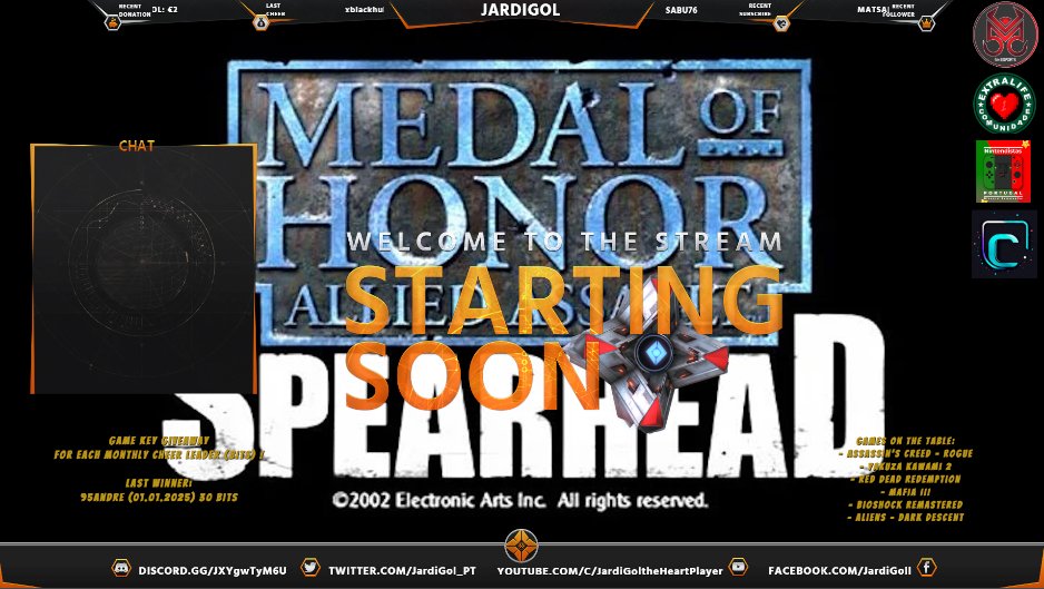 JardiGol_PT's tweet photo. Hello.
I'm starting my LIVE at https://t.co/68tFth6W3s and I'm going to play MOHAA Spearhead and other games. Feel free to come give me a support watching the Stream. Thank You.
#mohaash #jardigol #twitch #streamer #gamer #gaming #videogames #walkthrough @5M_Esports https://t.co/PsFQMyMxCO