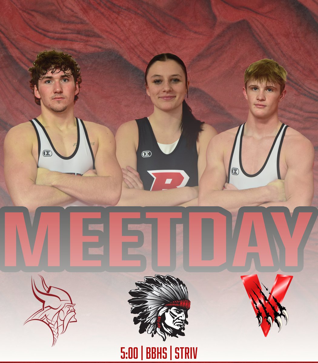 ‼️Wrestling Triangular🤼‍♂️‼️ 

📍Broken Bow High School 
⏰5:00
📺Striv
