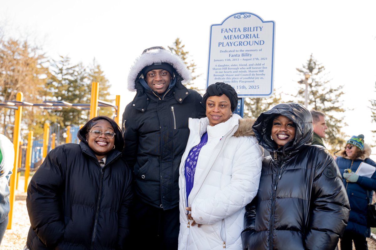 justiceforfanta's tweet photo. Thank you to everyone who came out and worked hard to help make the Fanta Bility Memorial Playground a reality yesterday. #FantaBility #SayHerName #NeverForget #JusticeForFanta https://t.co/AL4NlFDJRa