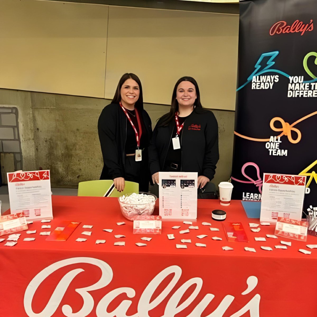 Throwback Thursday! Tatianna &amp; Pamela from our Candidate Experience Team connected with talent at 12 events last year. Meet them at the NEIT Winter Recruitment Event on February 27th! Join us: ballys.com/careers 

#WeAreHiring #Ballys