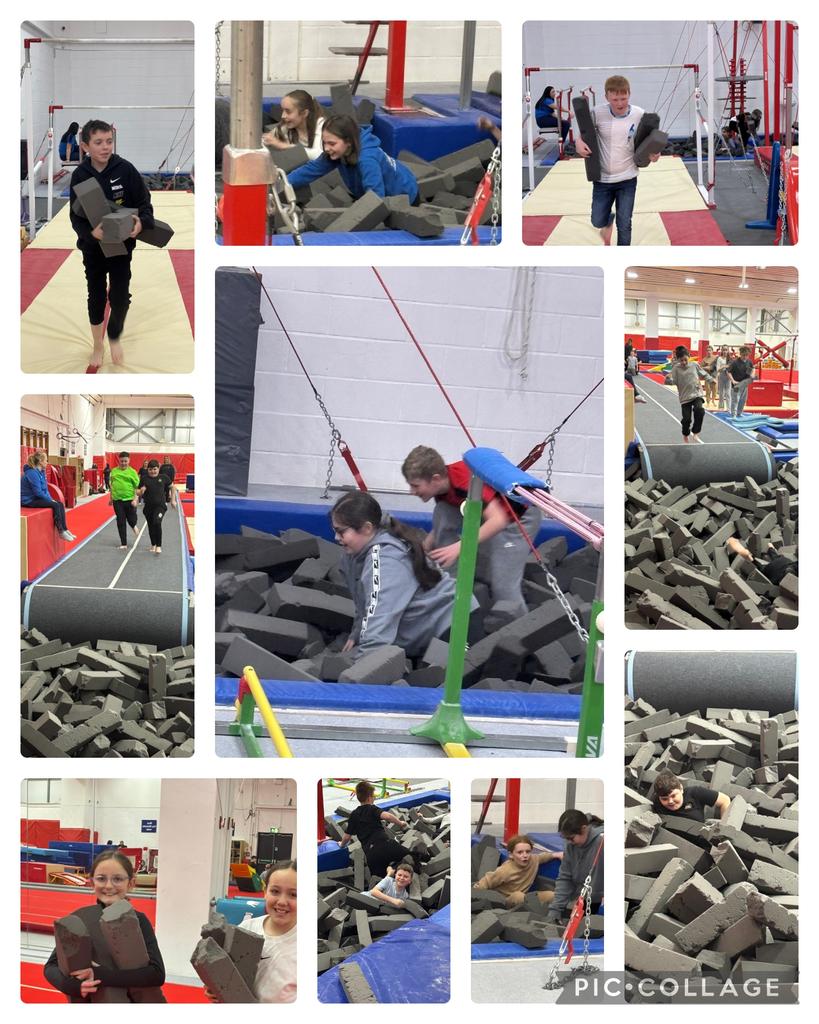 Inverclyde Day 2 Gymnastics Studio we had a shot on the bars, beams, trampoline and foam pit and we learned how to do a somersault.