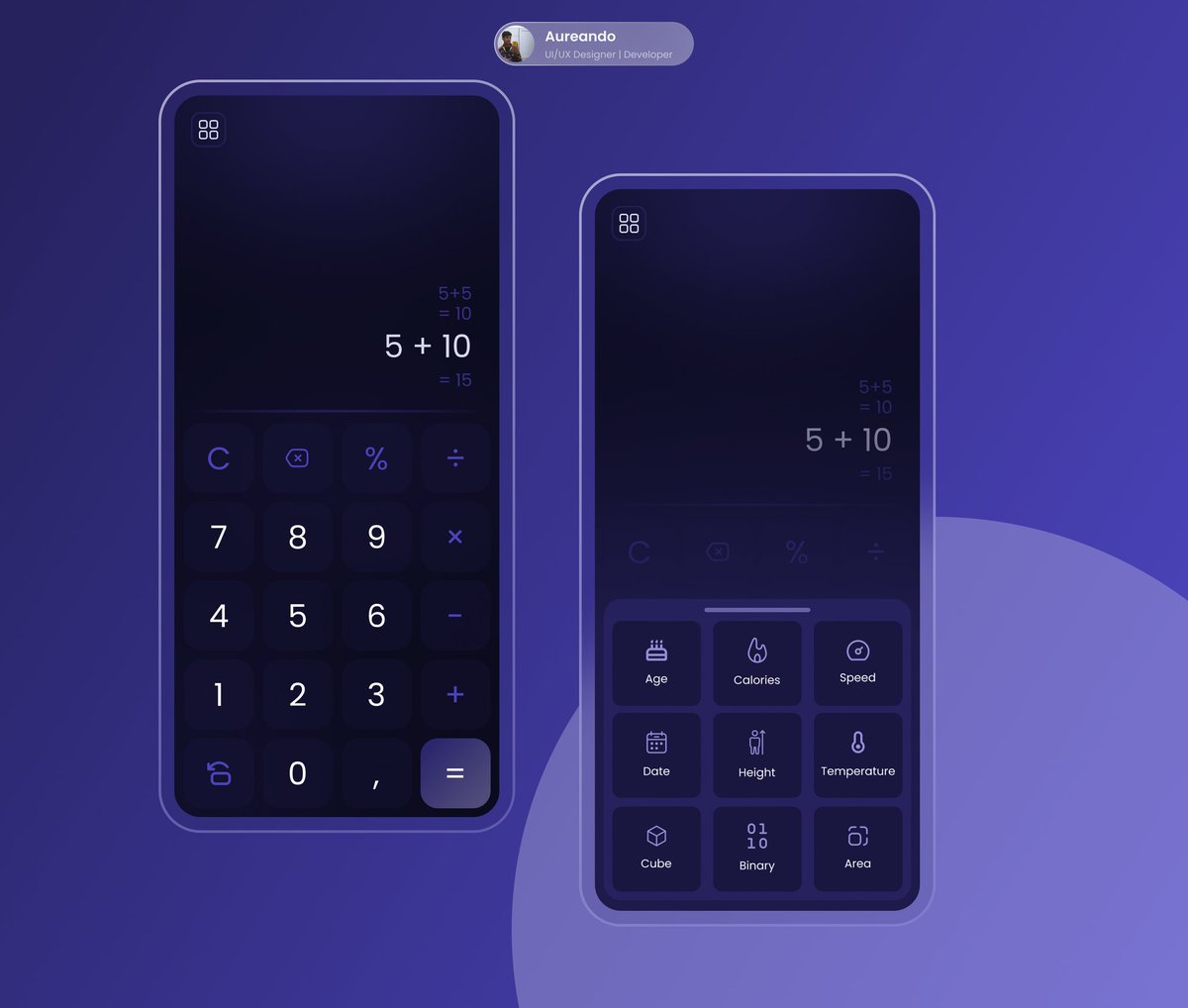 DailyUI 004: Calculator 🖌️

#ui #uidesign #web #iOS #design #figma <a href="/figma/">Figma</a> <a href="/DailyUI/">Daily UI</a>