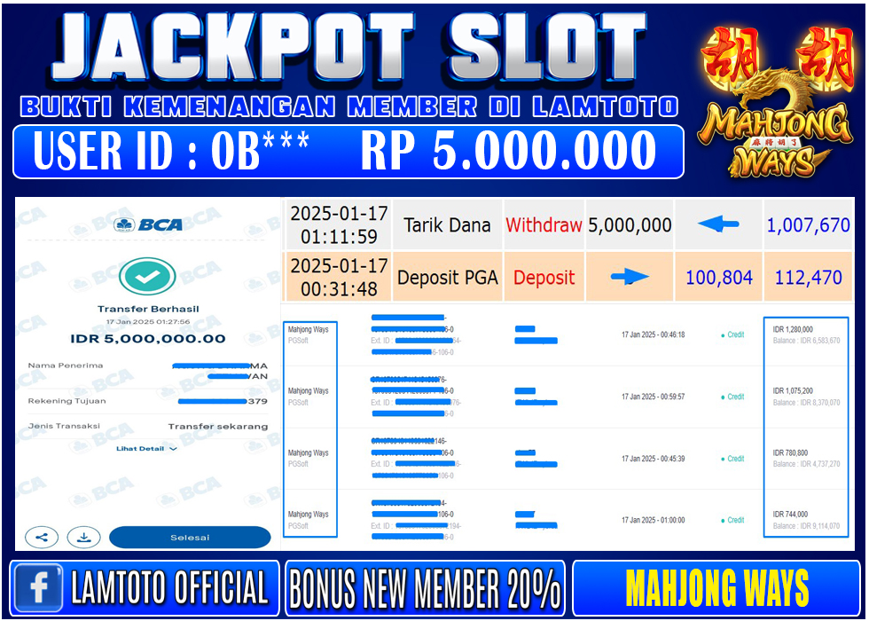 LAMTOTOOFFICIAL's tweet photo. SELAMAT KEPADA MEMBER LAMTOTO ID : OB***
#lamtoto https://t.co/T8pOPa1wvF