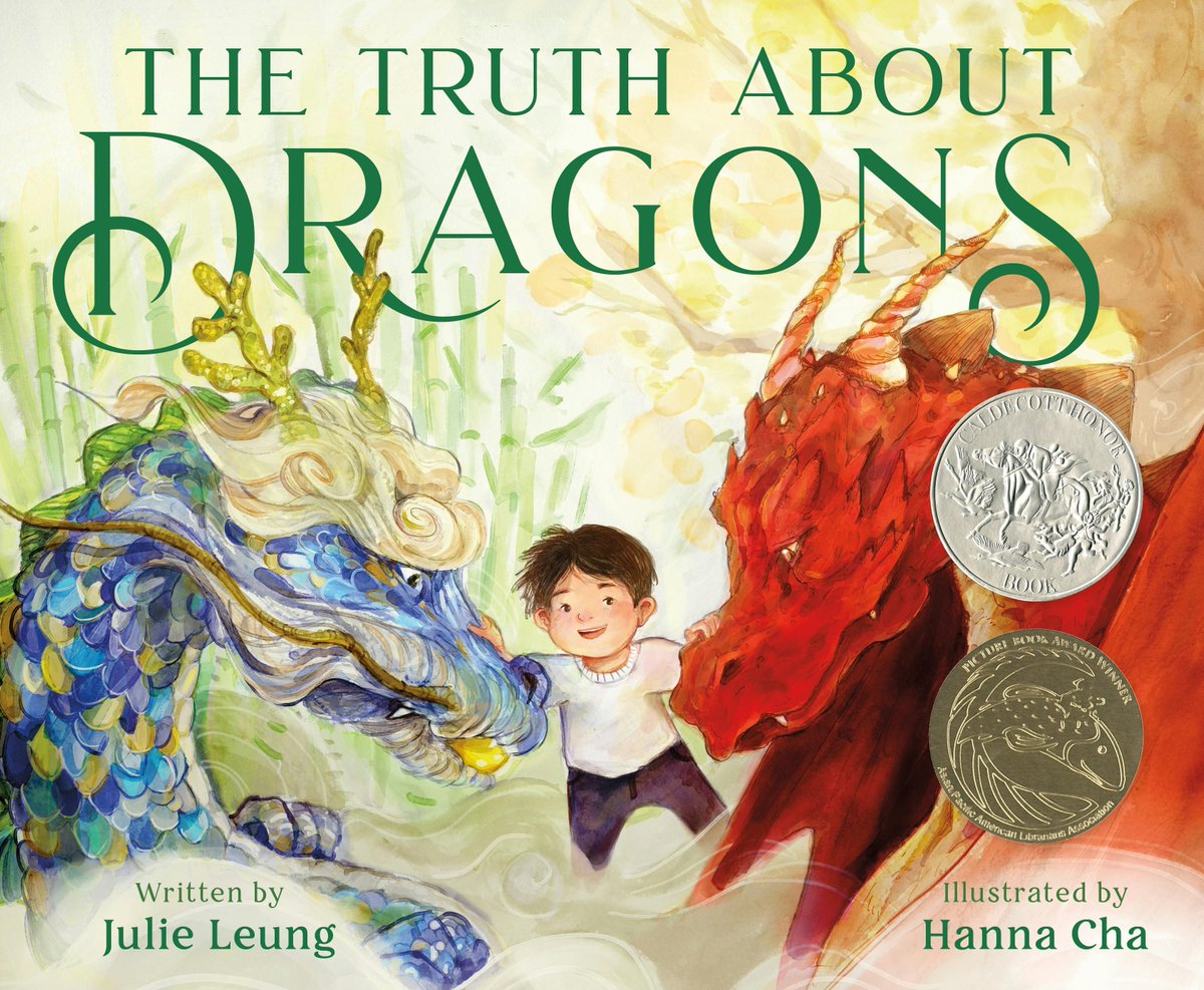 Celebrate Appreciate A Dragon Day with the ornately illustrated picture book, The Truth About Dragons by <a href="/jleungbooks/">Julie Leung | 梁婉君</a> &amp; <a href="/hannayoonicha/">Hanna Cha</a>! Eastern and Western mythologies coexist and enrich each other in this warm celebration of mixed cultural identity. bit.ly/3tTw2Wy