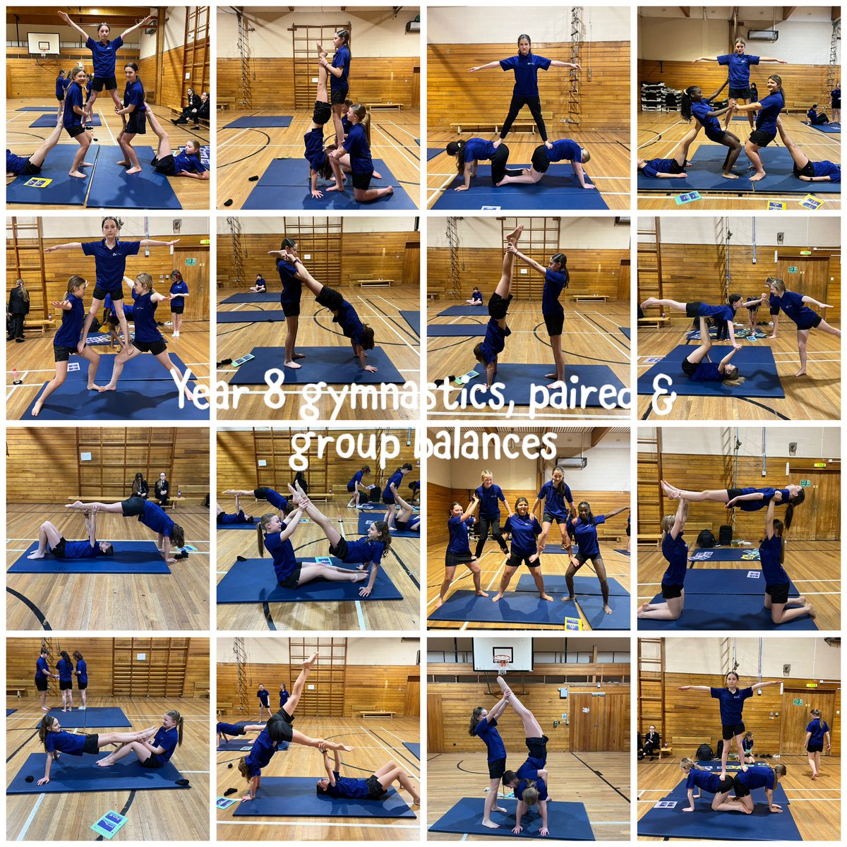 LCAPhysicalEd's tweet photo. Amazing by Year 8 gymnastics lesson today in paired and group balances. https://t.co/kKHYsUu8Dp