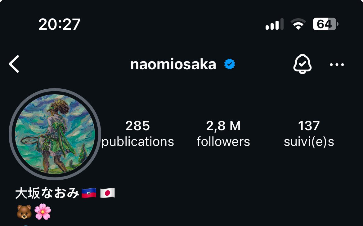 edhhhi's tweet photo. ll y’a 4 mois, jai fake que Naomi Osaka m’avait envoyé un message me demandant de lui dessiner sa pp pour faire un reel. Well, comment capter que c’est devenu réel 4 mois plus tard https://t.co/82TsAPtEpc